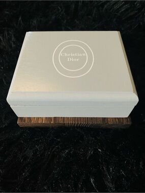 Christian Dior Vintage Wooden Jewelry Box Like New